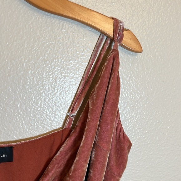 Majorelle Pink Wrap Spaghetti Strap Mini Dress - Picture 3 of 9